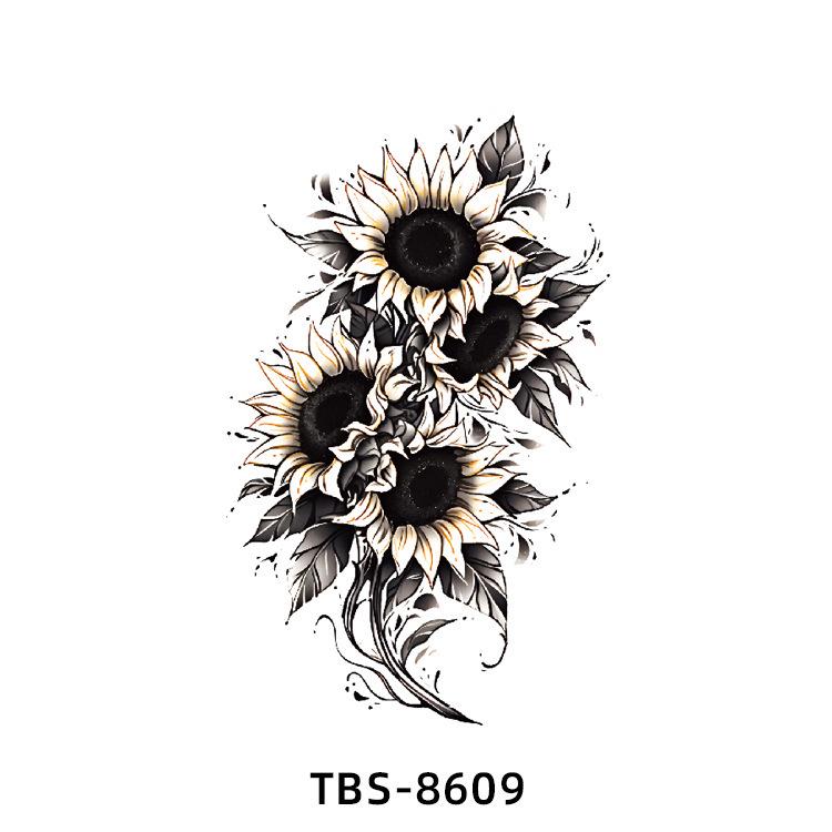 Realistiska Djurtotem Tatuering Klistermärken: Drake, Fenix, Tiger, Varg