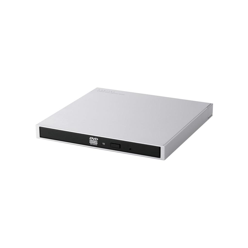Logitec Portable DVD Drive USB Mac Compatible Silver USB3.2 (Gen1) Type-C LDR-PWA8CU3MSV