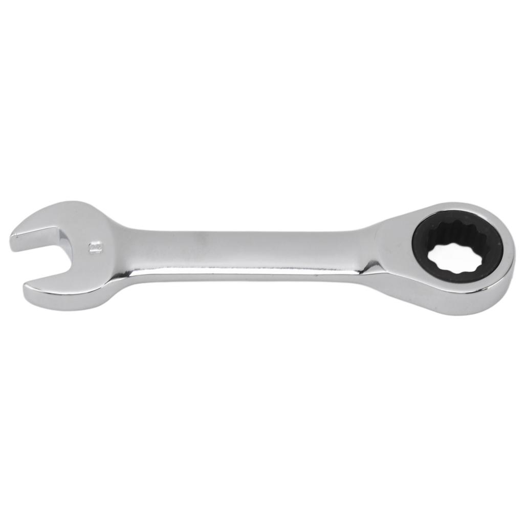 Ratcheting Wrench Chrome Steel 13mm 72 Teeth Reversible Ratchet Spanner for Home Bike Car Repair