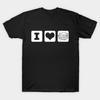 I Love Books T-Shirt S-5XL