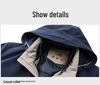 Men's High-End Winter Down Jacket: Middle-Aged & Elderly Business Casual, Thickened Warm Hooded Coat