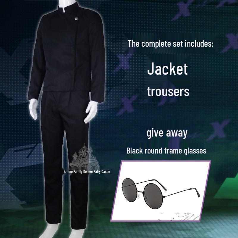 

Jujutsu Kaisen Cosplay Set: Gojo Satoru, Inumaki Toge, Geto Suguru High School Uniform Adult L