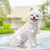 Cherry/Flower Printed Dog Dress Summer Pet Princess Skirt for Small Medium Girl