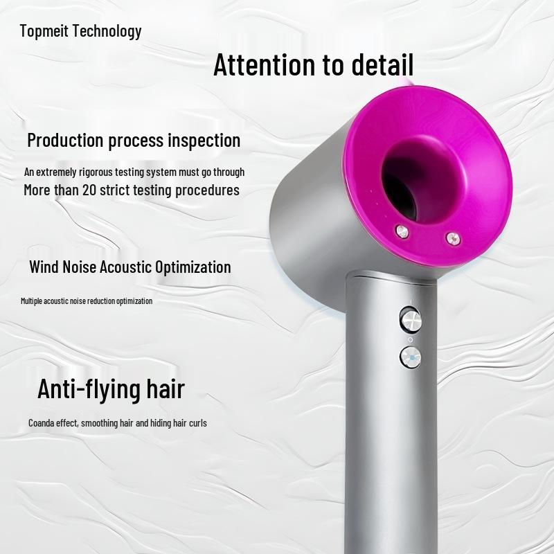 Uscător de păr de mare viteză fără lame cu ioni negativi pentru uz casnic și de cămin