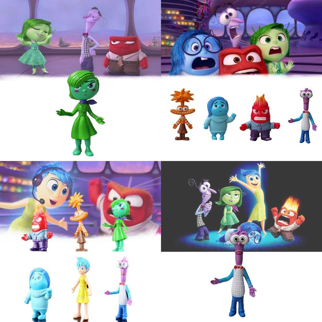 Niedliche Cartoon Kluges Team Actionfiguren Spielzeug Modellauto Deko Ornament Pvc DIY Ausstellung