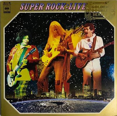 LP Record VARIOUS  Super Rock Live SOPW8182 CBS SONY 1975 Japan Rock Used