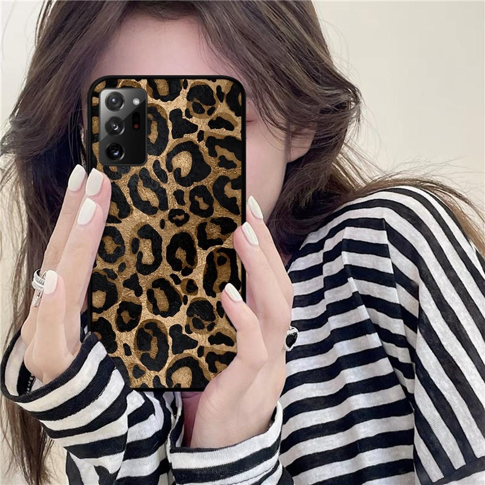 Leopard Print Phone Case For Samsung Note 8 9 10 20 Pro Plus Lite M 10 11 20 30 21 31 51 A 21 22 42 02 03