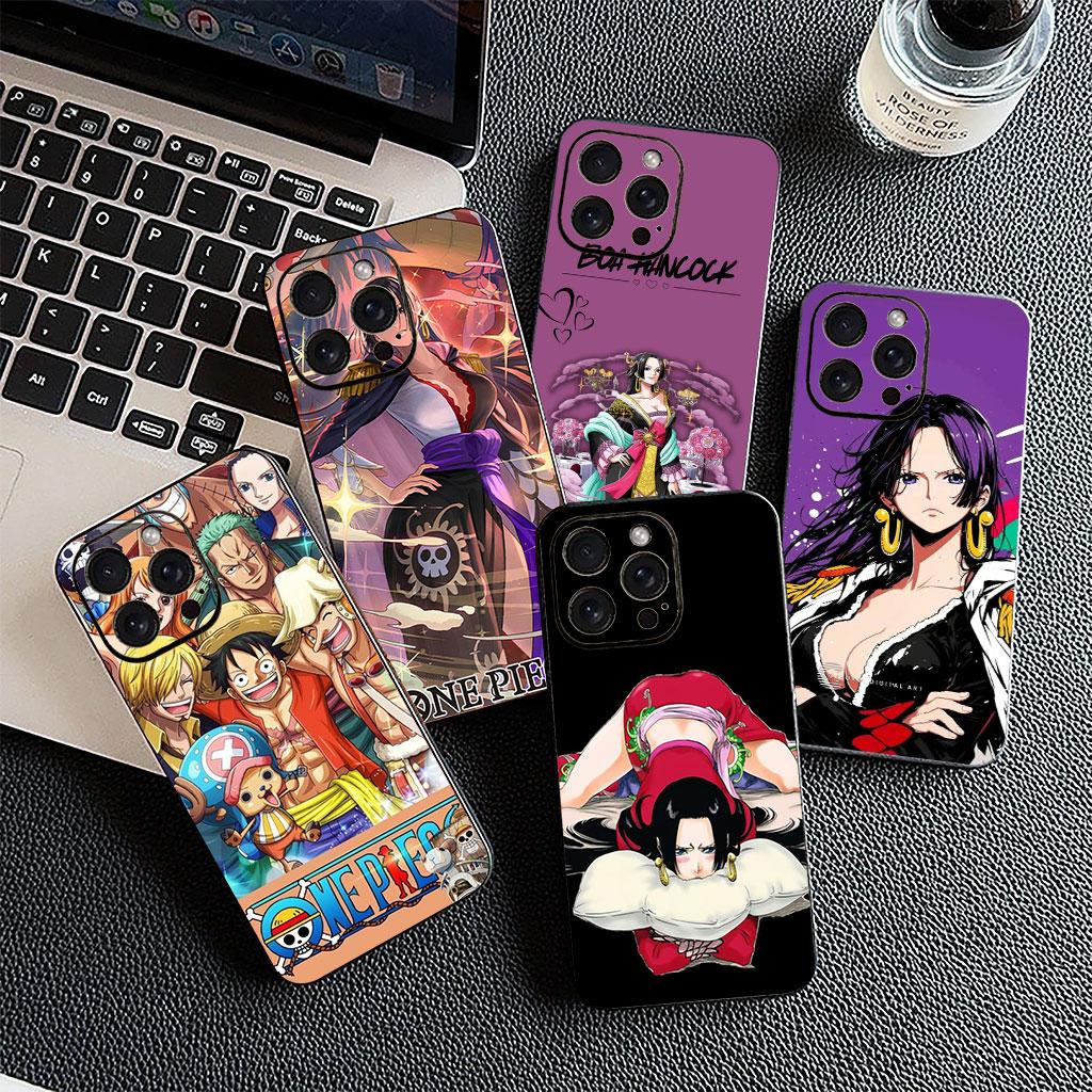 for Motorola Moto Edge 50 One 30 Fusion 40 neo Ultra Pro 20 Lite G50 G85 G84 E15 E14 Phone Case Boa Hancock One Pieces Luffy