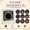 Christmas Nfc Music Box Refrigerator Magnet Vinyl Record Player Ambient Night Light 9 Replaceable Discs Fridge Decor