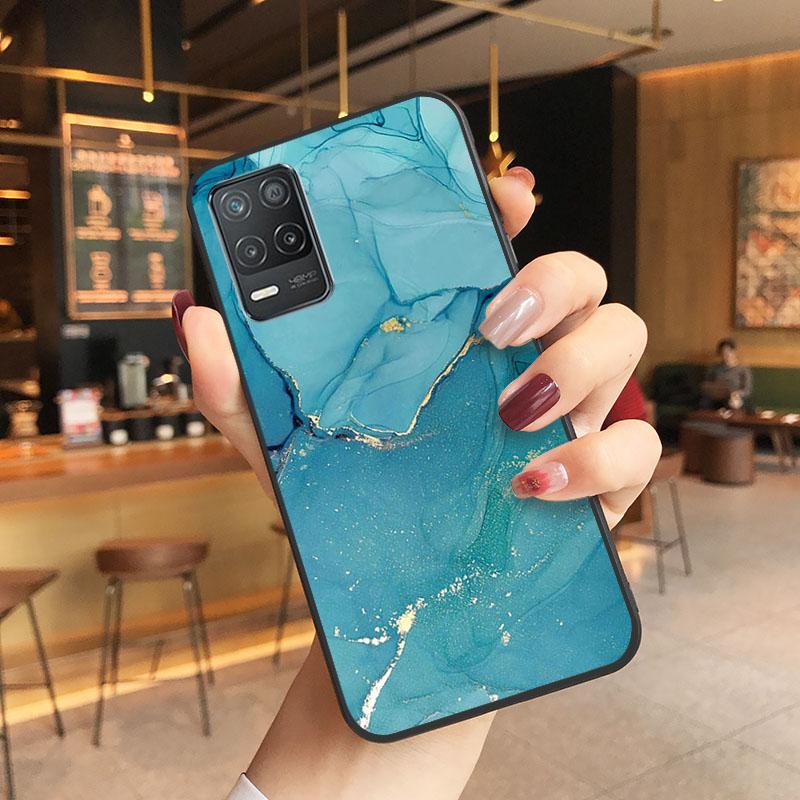 Marble Phone Case for OPPO Realme GT 2 Pro X2 Pro XT C25S 8 7 6 Pro 6i Realme GT Master C3 C21 C21Y C11 X3 SuperZoom