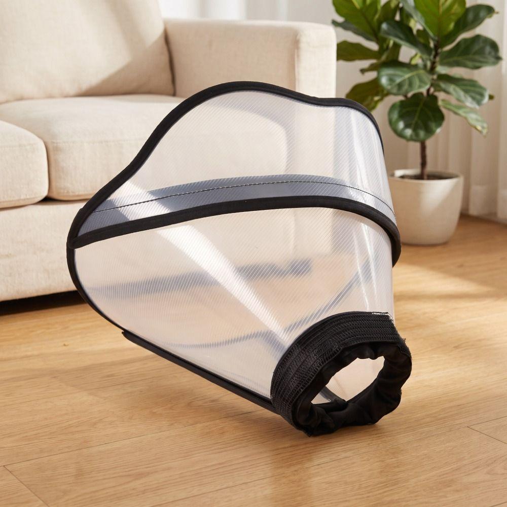 Breathable Dogs Comfy Cones Adjustable Neck Protection Cover  Sterilization