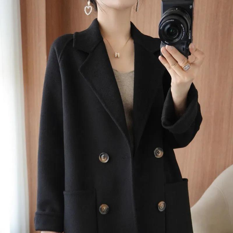 Roiii Winter Long Coat - Loose Fit Slim Parka With Detachable Faux Fur Hood