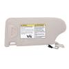 New 1Pc Car Sun Visor with Makeup Light Beige Stylish Look Enhanced Safety Sun Shielding Visor for Altima 2013 To 2018