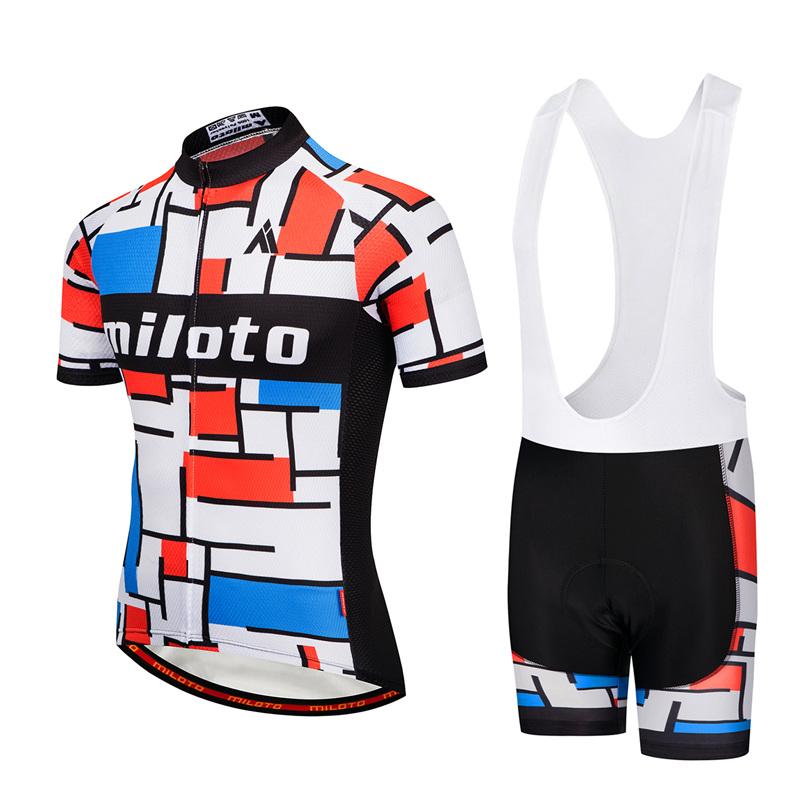 Summer Cycling Clothing Set, Breathable Suit for Mountain Biking, Triathlon,2026 Summer Breathable Cycling Suit Set