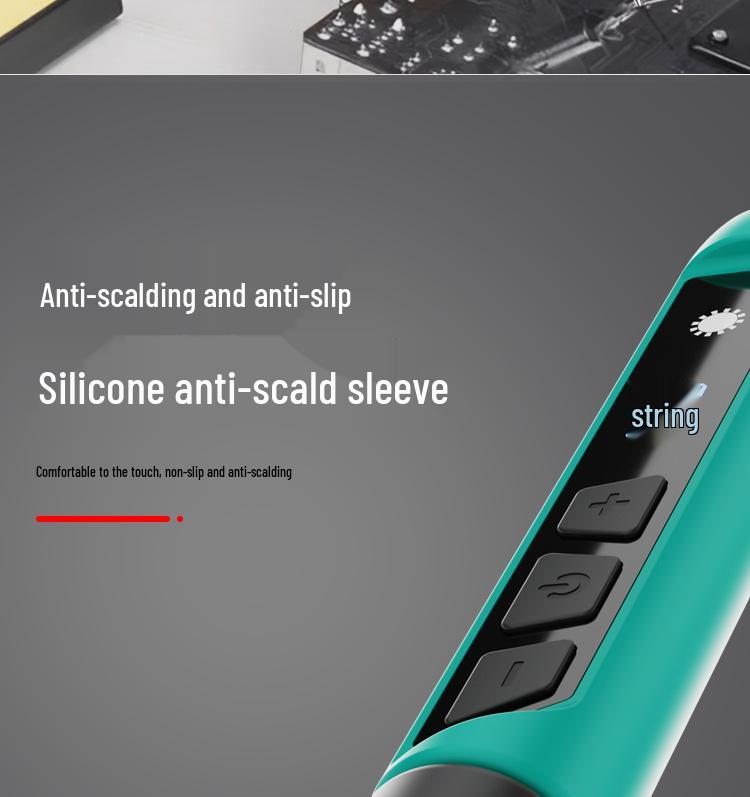 90W Digital Temp-Control Soldering Iron for Household Welding & Hot Stamping