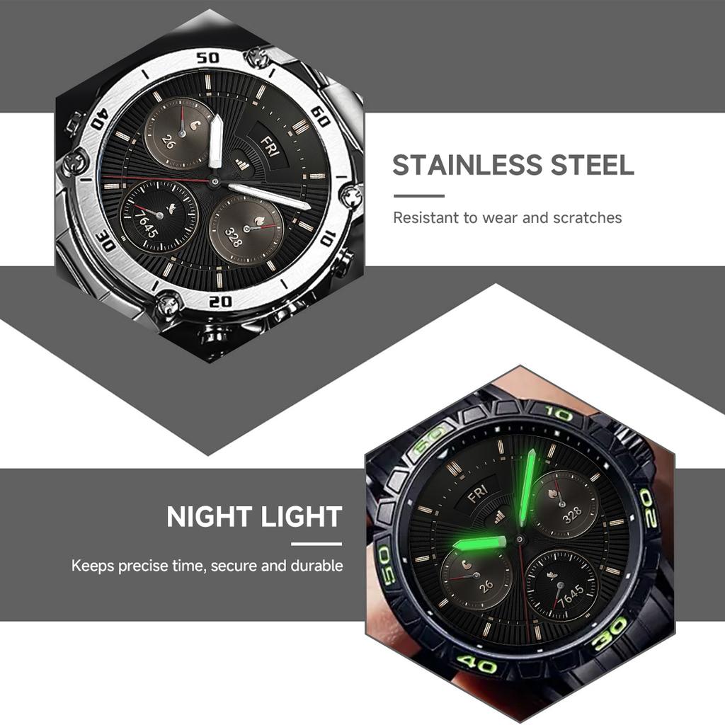 VK63 dial multifunctional watch hands panda green luminous S logo sports quartz watch hands dial and hands for Seiko mod