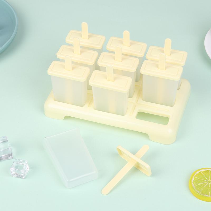 Iskrem Popsicle Form DIY Iskremmaskin Hjemmelaget Isboks Med Plastpinne Ispinneform Isbitbrett Kjøkkenredskaper