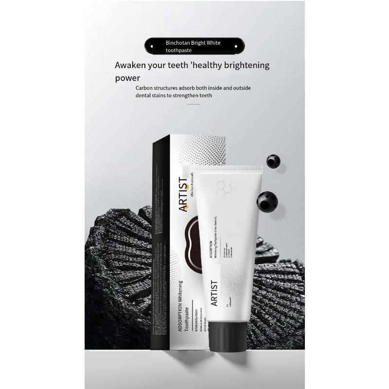 1 ks Beichang uhlíková zubní pasta pro odstranění žlutého zabarvení a skvrn Beichang uhlíková zubní pasta pro čištění mezizubního prostoru a péči o ústní dutinu