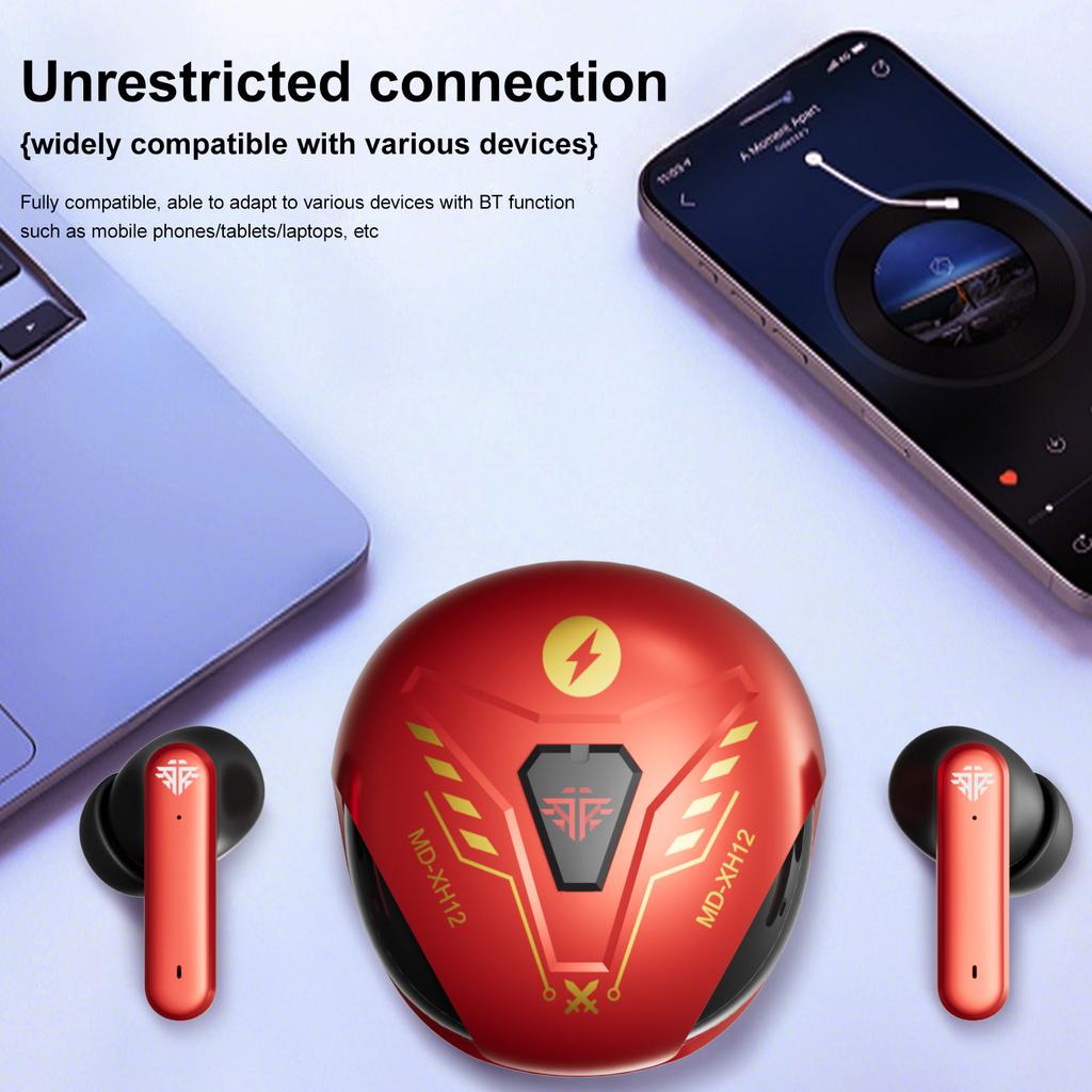 Bezdrôtové Bluetooth 5.4 ANC Slúchadlá s aktívnou redukciou šumu na hry s RGB HD hovormi Slúchadlá do uší s AI prekladom v reálnom čase Herné slúchadlá