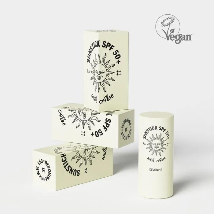 

Веганский солнцезащитный стик с алоэ SPF 50+ PA++++