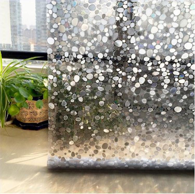 45x200cm Decorative Window Privacy Film 3D Color Light Transparent Window Sticker for House Office