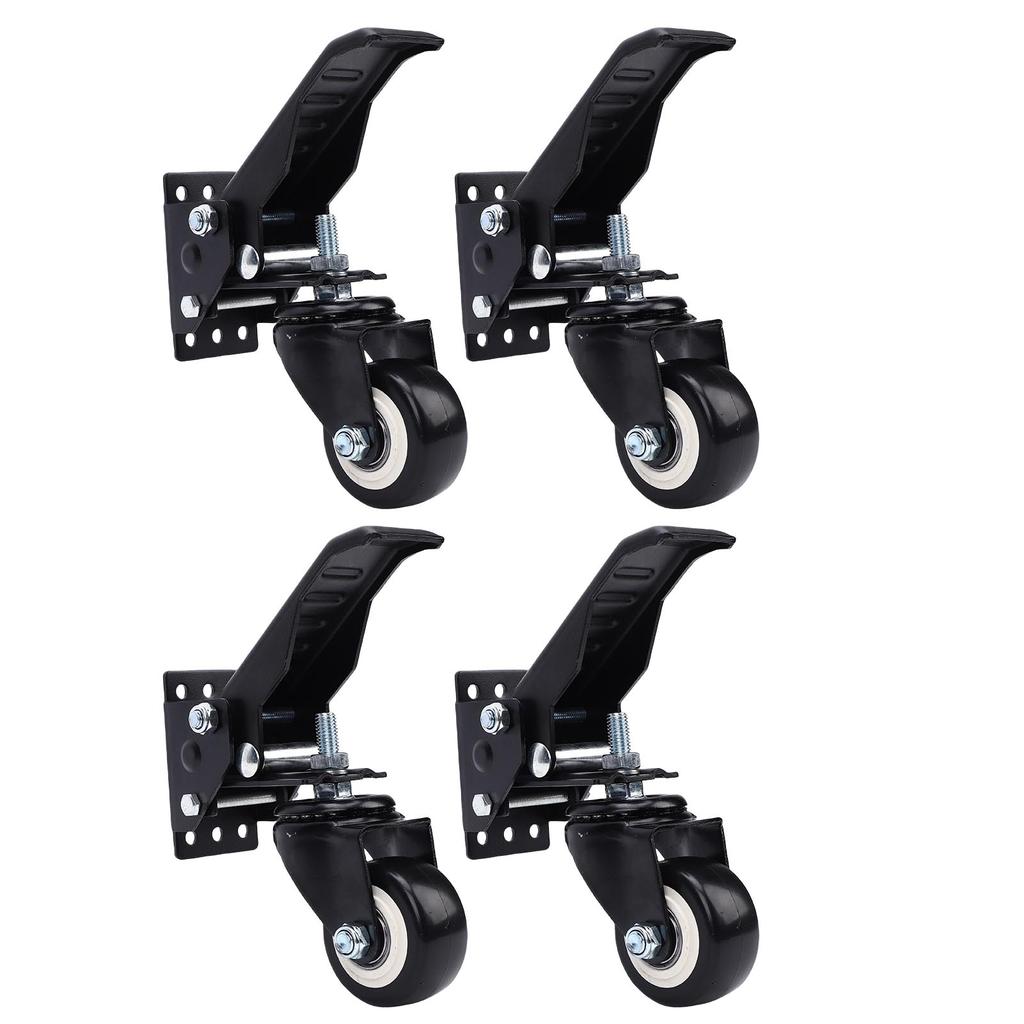 Workbench Casters Kit 900 Lbs Capacity Retractable Casters with Lifting Lowering Function for Bench Table Cabinet
