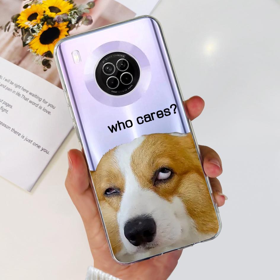 For Huawei Y9a Case Cover For Huawei FRL-22 FRL-23 FRL-L22 FRL-L23 Nova Y9a Phone Case Soft Silicone Clear Protection Funda Capa