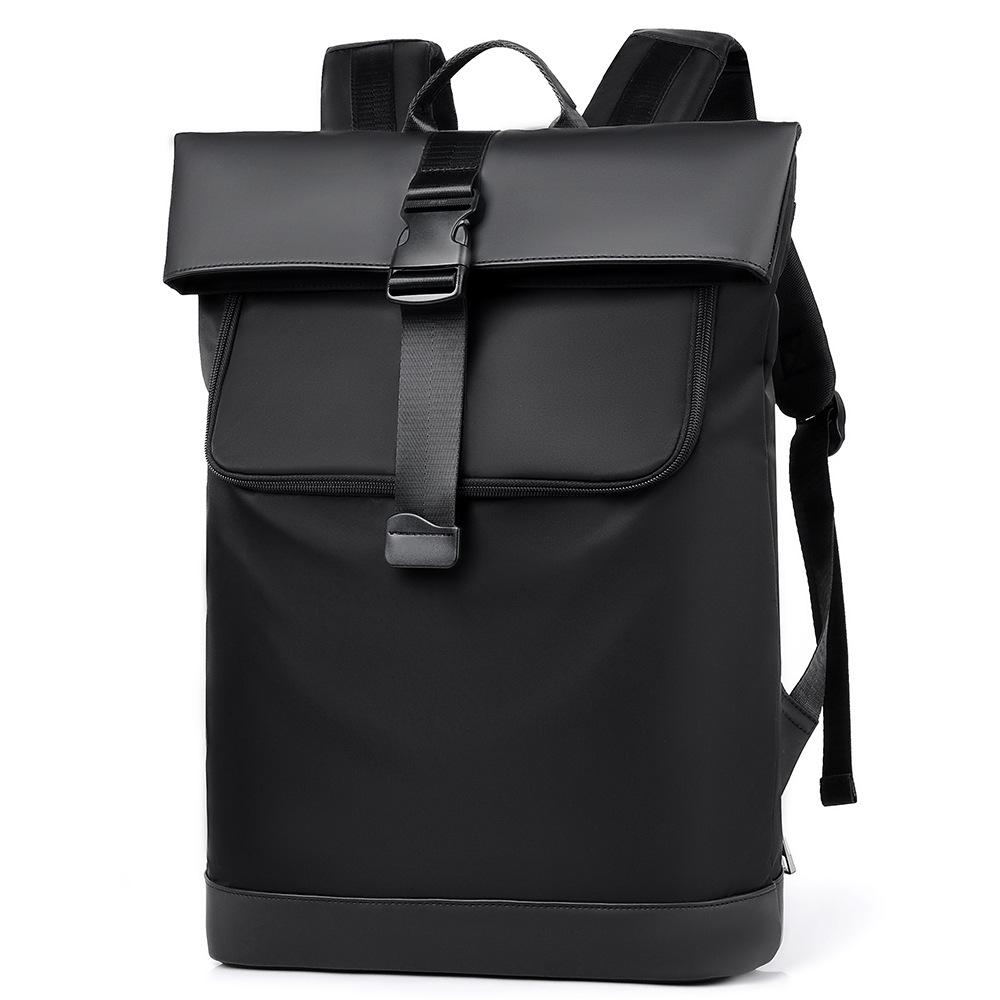 New backpack business travel laptop bag high-end men's leather film leisure backpack student schoolbag women