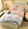 Duvet Cover Set for Double Kids Bed Quilt Cover Comforter Covers with 2pc Pillowcase Pumpkin Rabbit Bedding Set 100% Cotton