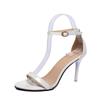 High Heel Sandals With Strap Buckle For Women