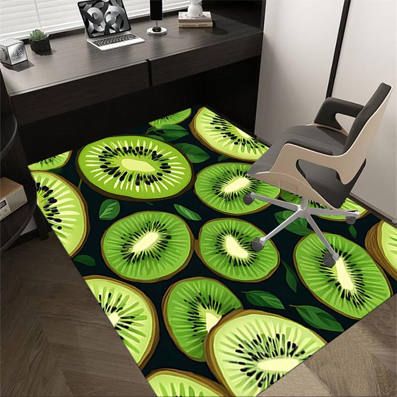 

1PC Kiwi Fruit Extra Large Non-Slip Floor carpet, Office, family, bedroom, Studio - Large Area Rug Indoor Rugs, Vibrant Colors-W214 60cm by 90cm