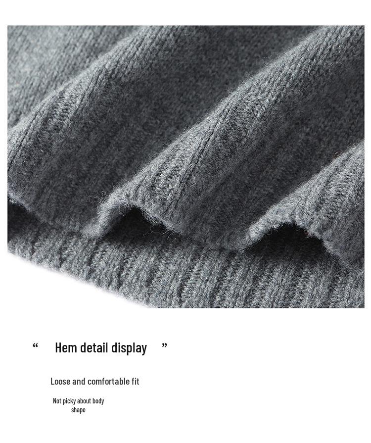 Women's Autumn/Winter Pure Wool Jacquard Knit Pullover Sweater