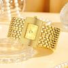 Fashion Brand Light Luxury Watch Women Square Stainless Steel Bracelet Watches Ladies Quartz Wristwatches