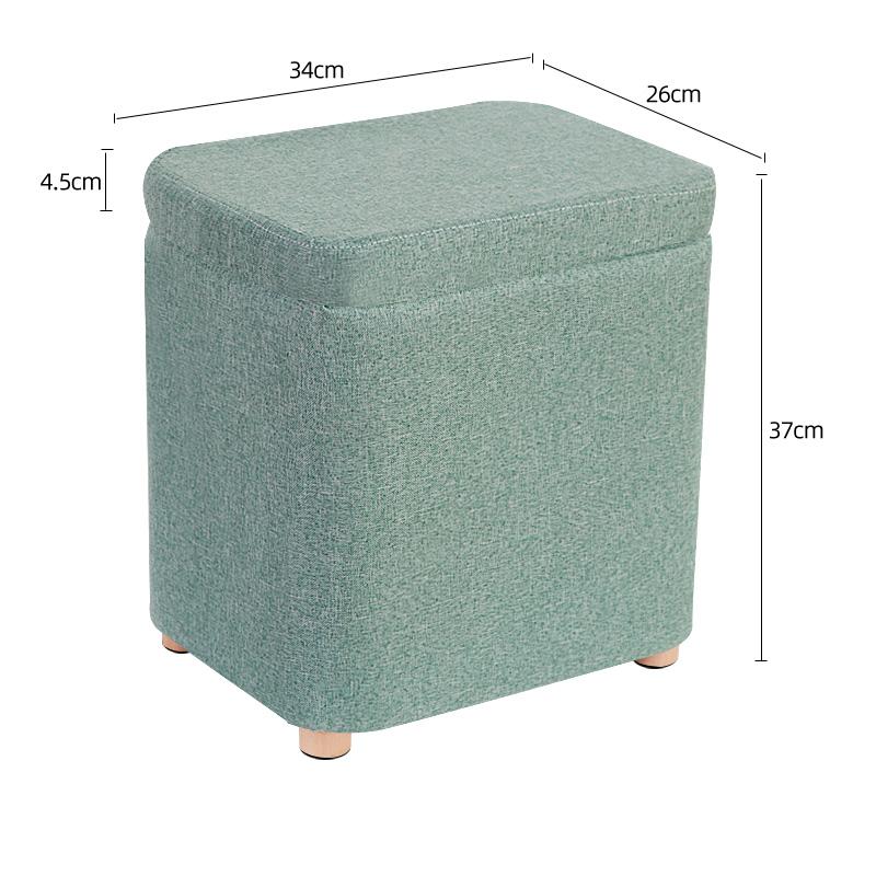 Wooden Multifunctional Storage Stool Home Sitting Cabinet Entryway Makeup Bench Living Room Coffee Table Organizer