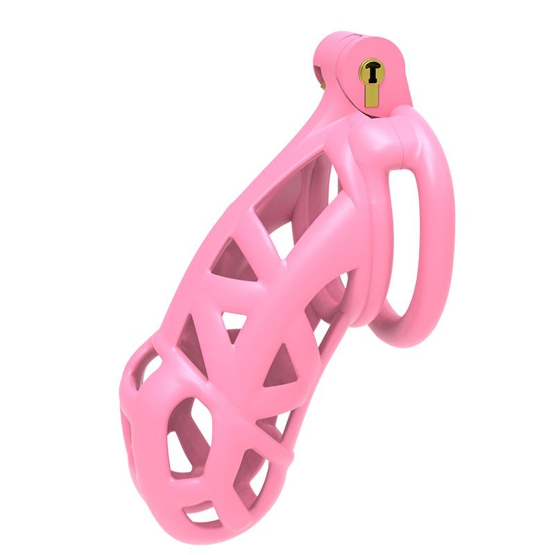 A and B Generations of Snake pink Breathable Chastity Lock for Men to Prevent Detachment Adult Erotic Toy