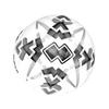 ERREA SUPER EVO HERITAGE Training Soccer Ball for Design HA0C0Z05270 Juniors, 32-Panel (Size 3), White/Gray/Black, [Authentic]