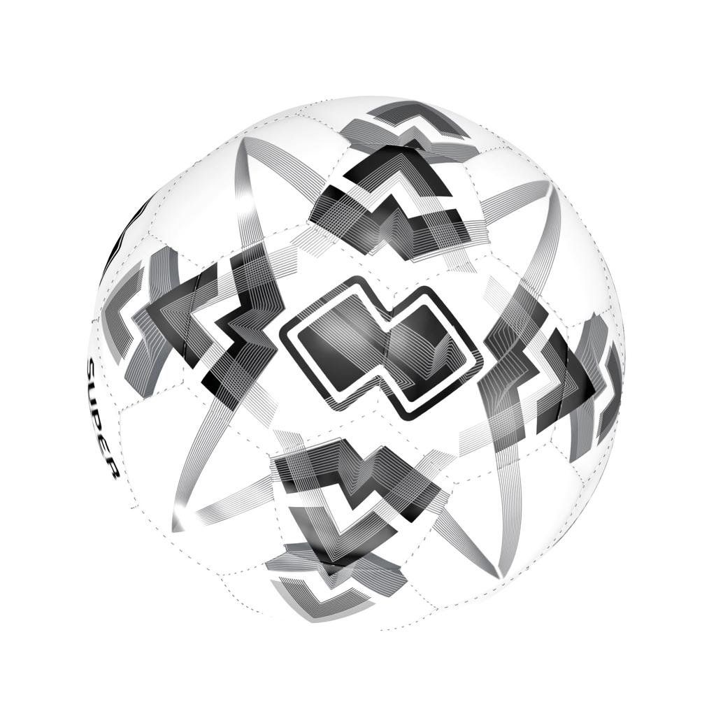 ERREA SUPER EVO HERITAGE Training Soccer Ball for Design HA0C0Z05270 Juniors, 32-Panel (Size 3), White/Gray/Black, [Authentic]