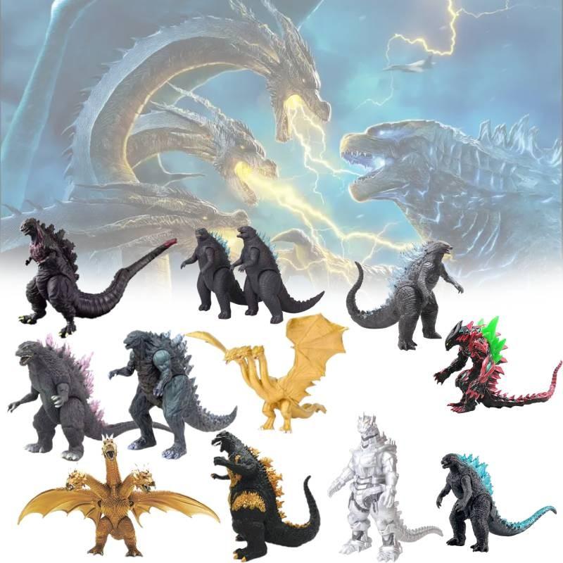 Majestic Godzilla Monster King Ghidorah Colossal Action Figure Toy Model Collectible