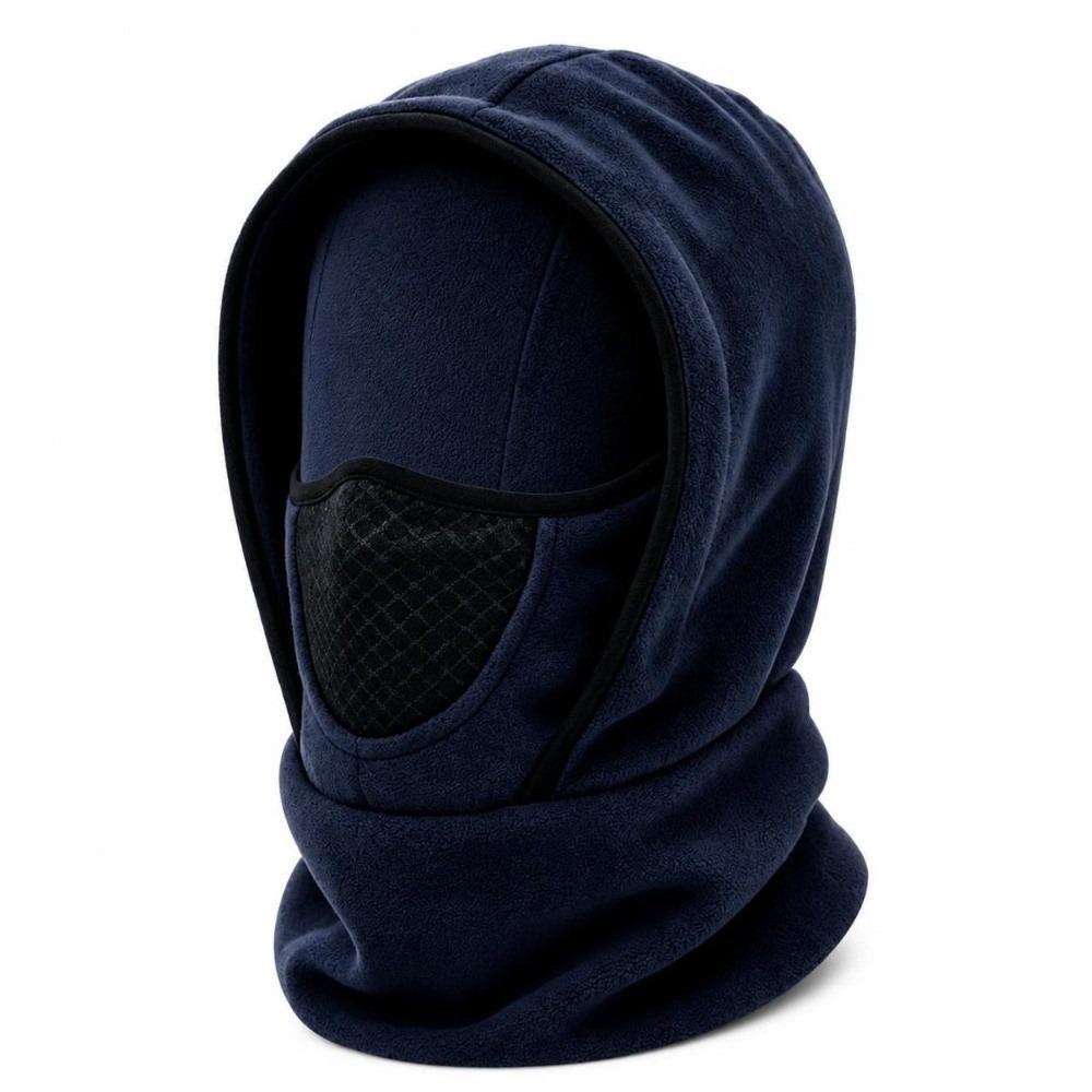 Fleece Lining Winter Balaclava Hat Thermal Insulation Face Neck Warmer Unisex Winter Outdoor Cap