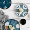 Japanese Hand Painted Ceramic Steak Western Dish Retro Personality Dessert Disc Household Art Tableware Plate