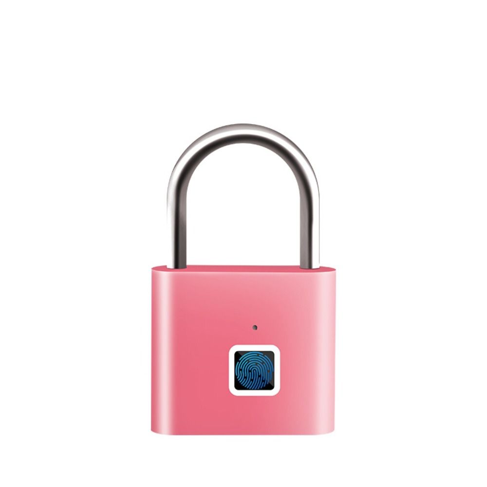 Waterproof Smart Padlock USB Charging Electronic Door Lock Fingerprint Fingerprint Lock  Cabinet