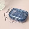 Travel Mini Medicine Pills Box Drug Storage Box Pills Dispenser Portable Pill Organizer Tablet Pillbox Case Container Pastillero
