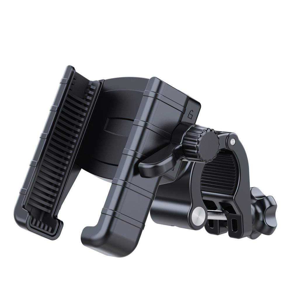 Motorcycle Phone Holder Anti-Vibration Phone Holder 360° Rotation Universal Bike Handlebar Mount for iPhone Samsung