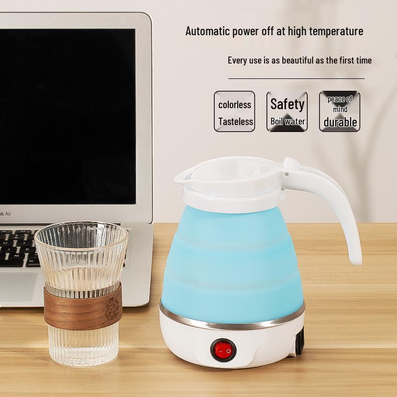 Compact Foldable Electric Kettle: Portable Mini Silicone Travel Kettle for Fast Outdoor Water Boiling