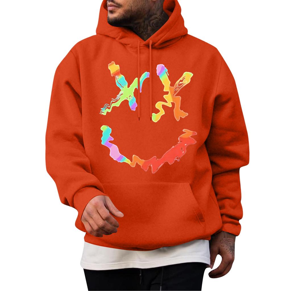 Men's Casual Hoodie Fashion  Sweatshirt With Hood Leisure Tops Teenager Streetwear Fashion Long Sleeve Shirt Warm