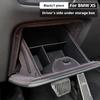 Car Under Driver Storage Box Silicone Driver Storage Box Organizer Tray For BMW X5 G05 2019-2026 Interior Accessories