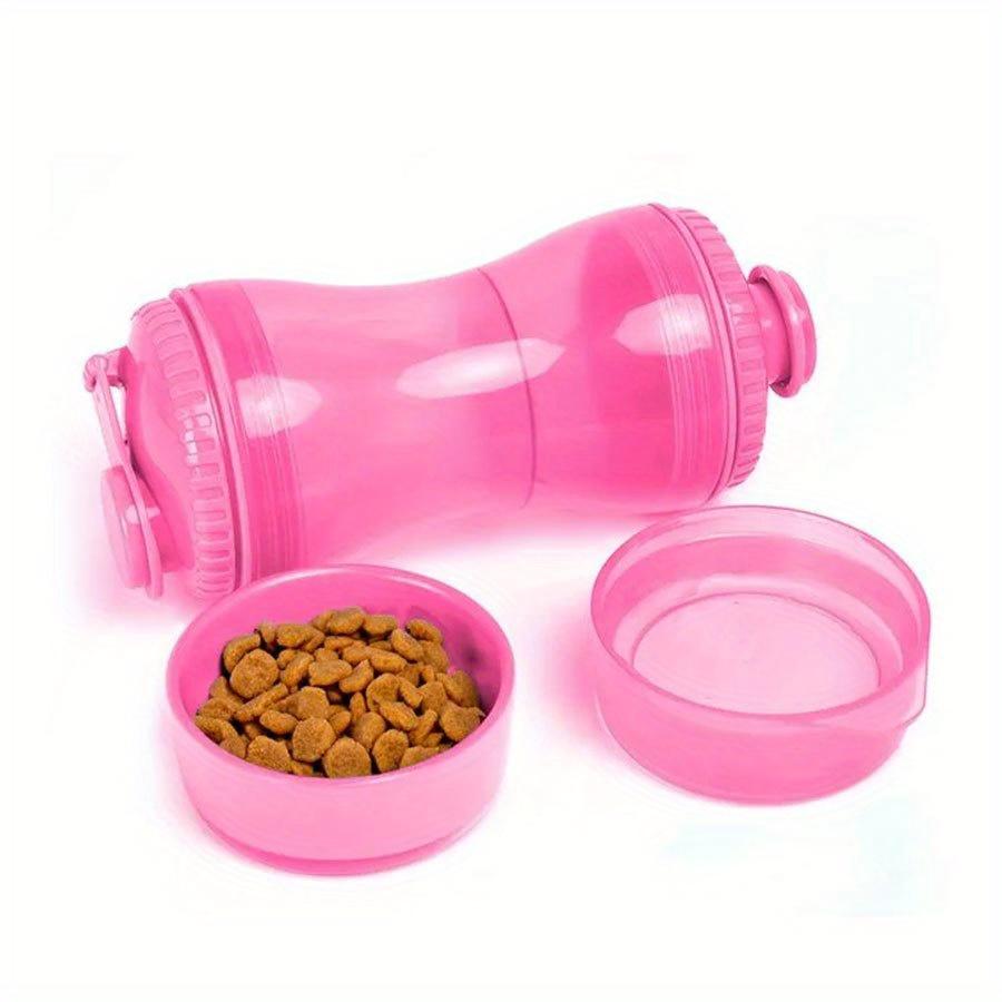 Distributore d'Acqua Portatile Manuale per Cani - Non Richiede Batterie, Tazza Durevole in Plastica per Animali Domestici con Manico Ergonomico per Passeggiate all'Aperto