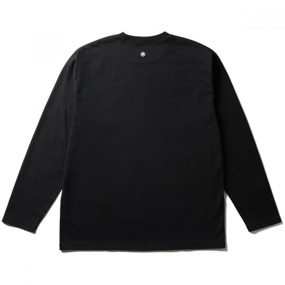 Snow Peak New STandard Logo L S T ShirT menS cuT   Sew bLack xL Size nSd TS 25au00505019