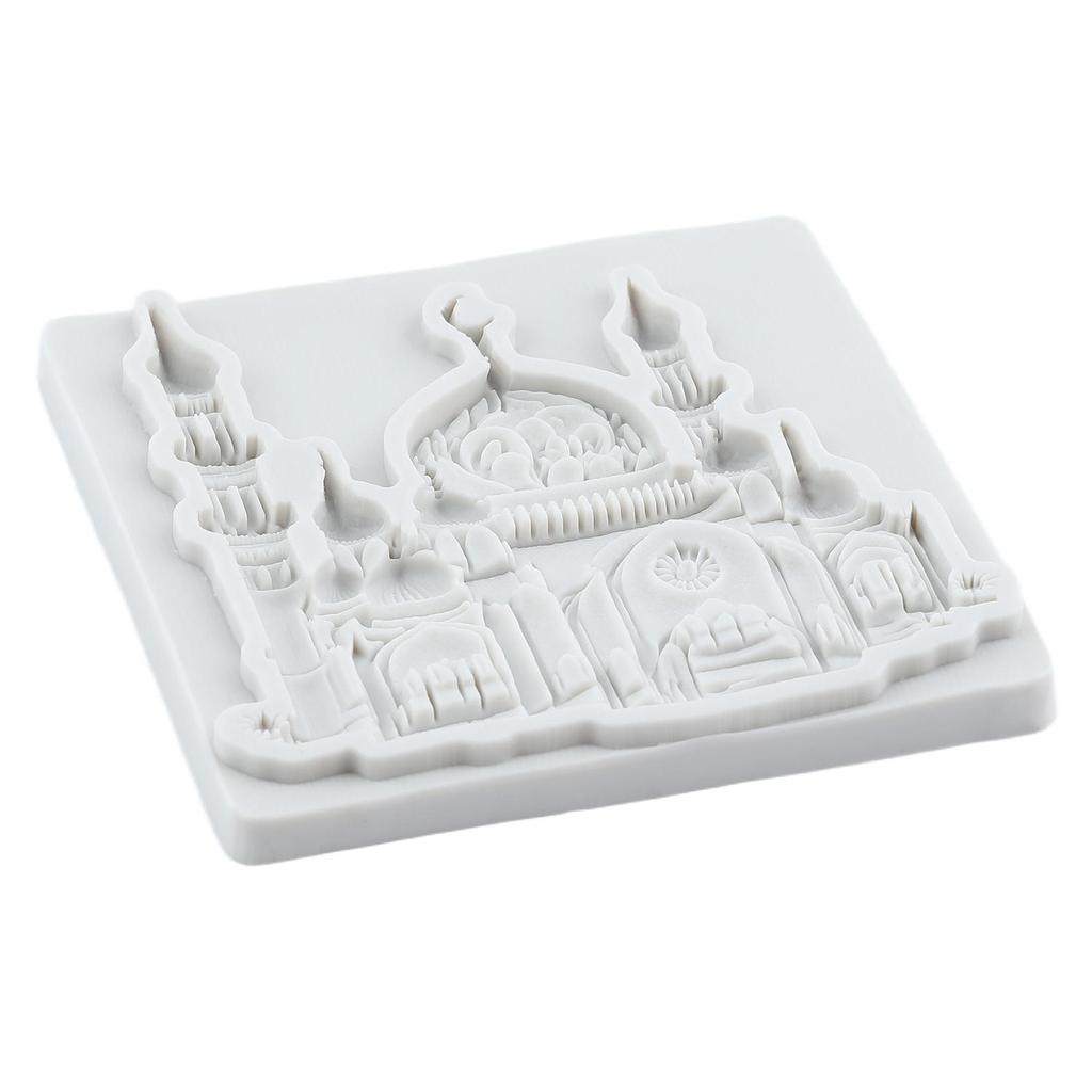 Fairytale Castle Silicone Mold Castle Fondant Molds Cake Decorating Tools Cupcake Topper Candy Resin Clay Chocolate Gumpaste Mold