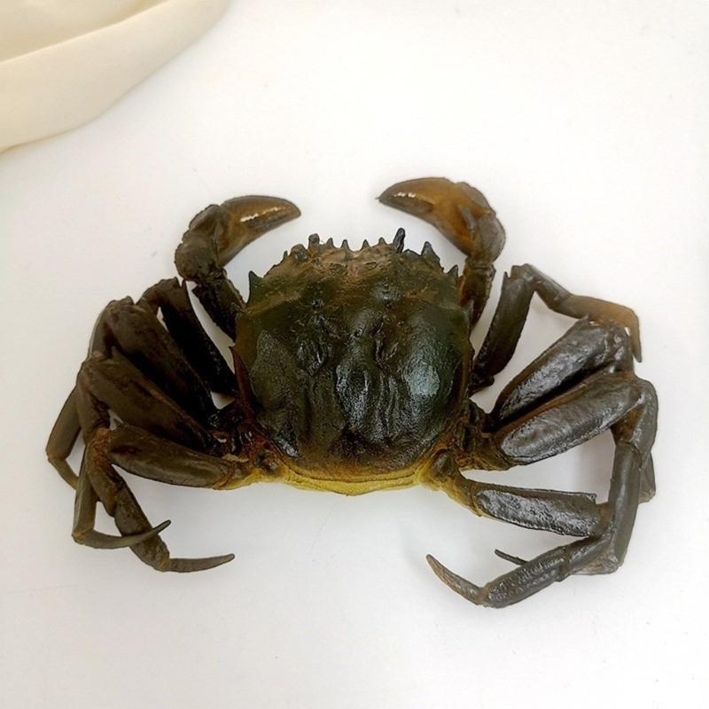 Realistic Artificial Chinese Mitten Crabs Realistic Artificial Crabs Decors for Festival Parties Kitchen Ornamentation